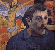 Paul Gauguin Yellow Christ's self-portrait France oil painting artist